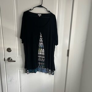 Avenue Tunic-black/blue